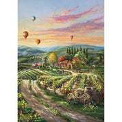 Puzzle Schmidt: Thomas Kinkade - Peaceful Valley Vineyard, 1000 de piese