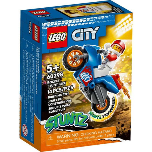Motocicletă cascadorie LEGO City Rocket 60298