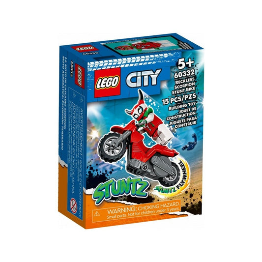 Bicicleta cascadorii LEGO City Daredevil Scorpion 60332