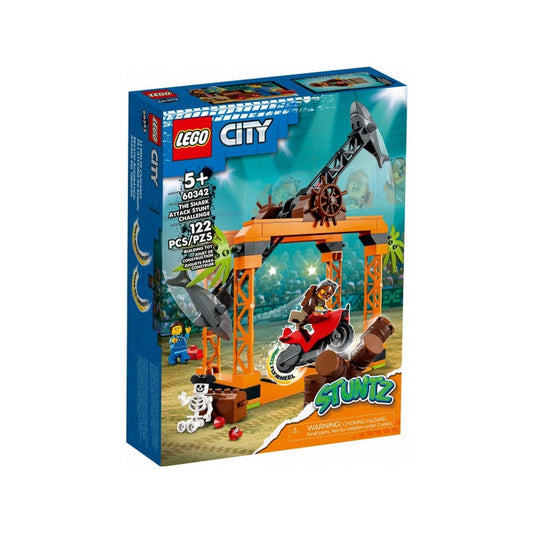 Provocarea cascadorii LEGO City Atacul rechinilor 60342