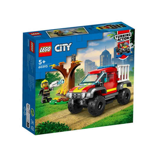 Camion de pompieri LEGO City 4x4 Salvare 60393 