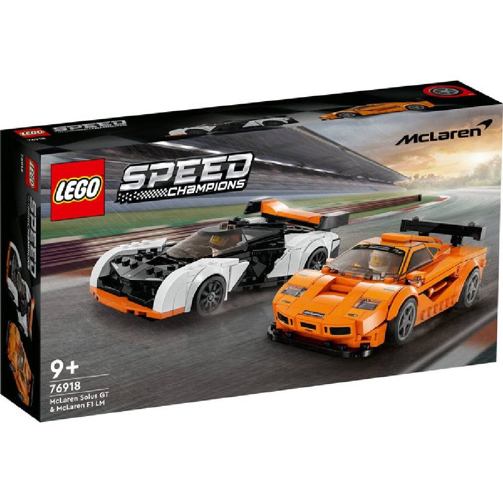 LEGO Speed ​​​​Champions McLaren Solus GT și McLaren F1 LM 76918