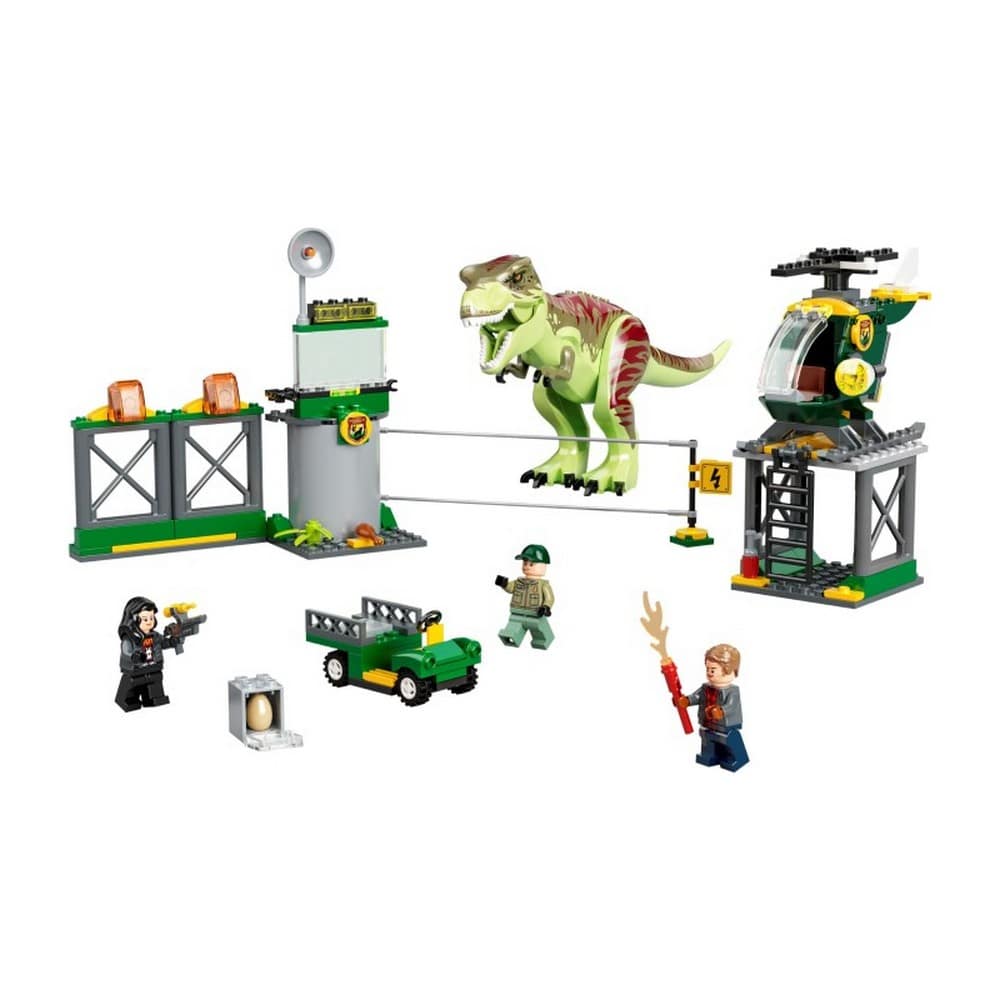LEGO Jurassic World Evadarea dinozaurului T-Rex 76944