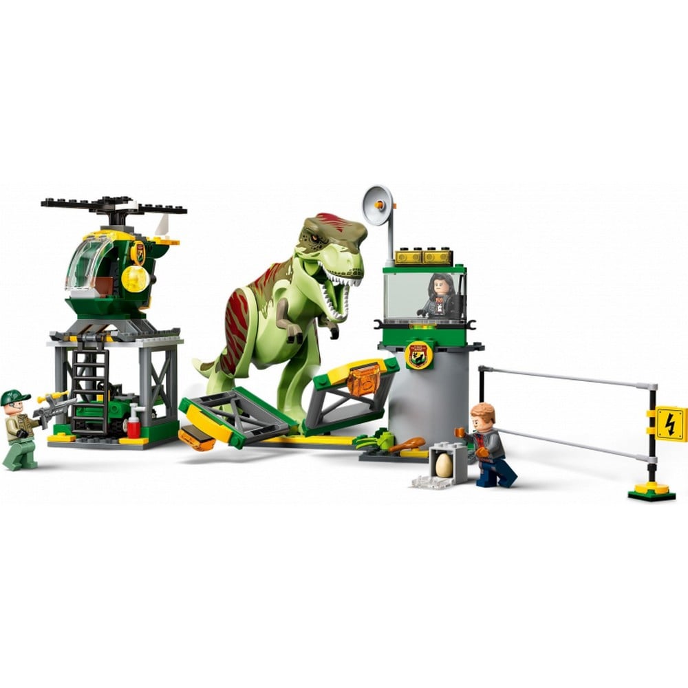 LEGO Jurassic World Evadarea dinozaurului T-Rex 76944