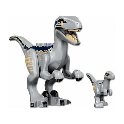 LEGO Jurassic World Captura de Velociraptori albaștri și beta 76946
