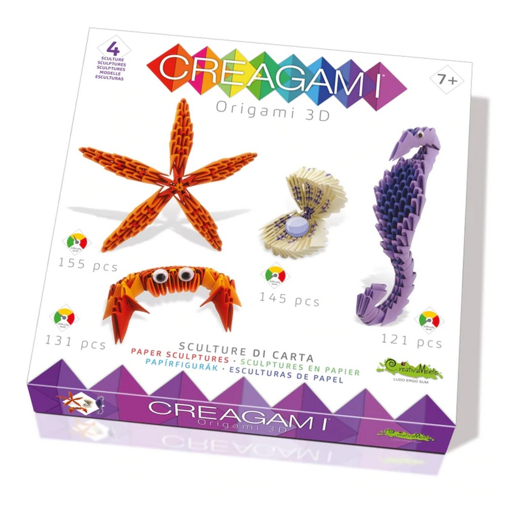 Creagami - Kit origami 3D, Animale marine 