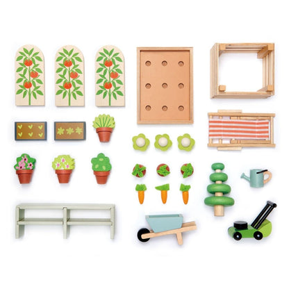 Set de seră și grădinărit din lemn de calitate premium - Tender Leaf Toys