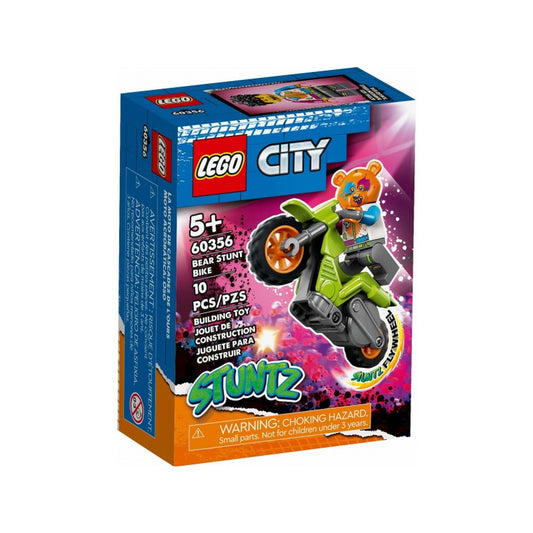 Motocicletă cascadorie LEGO City Bear 60356 