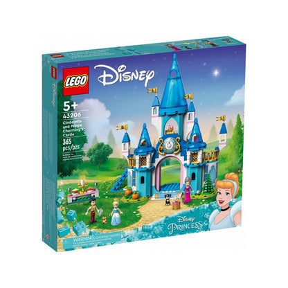 LEGO Disney Castelul Cenușăreasa și prințul fermecător 43206 