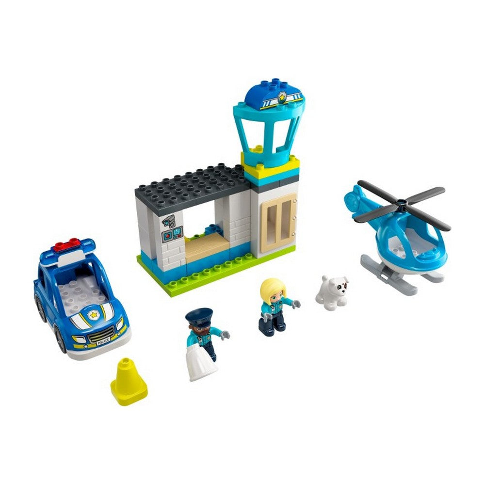 Secția de poliție și elicopterul LEGO DUPLO 10959