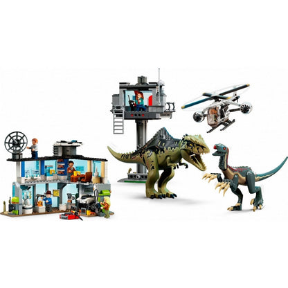 Atacul LEGO Jurassic World Giganotosaurus și Therizinosaurus 76949