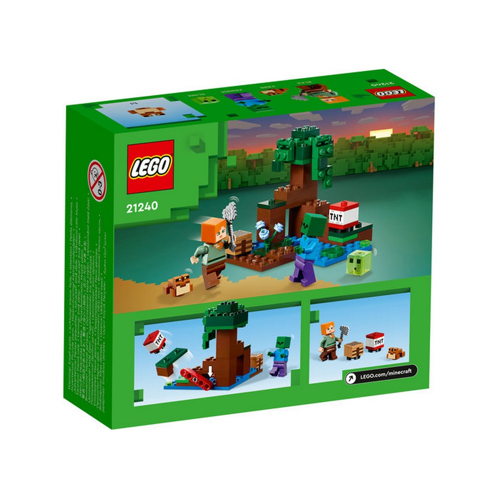 LEGO Minecraft Aventura în mlaștină 21240