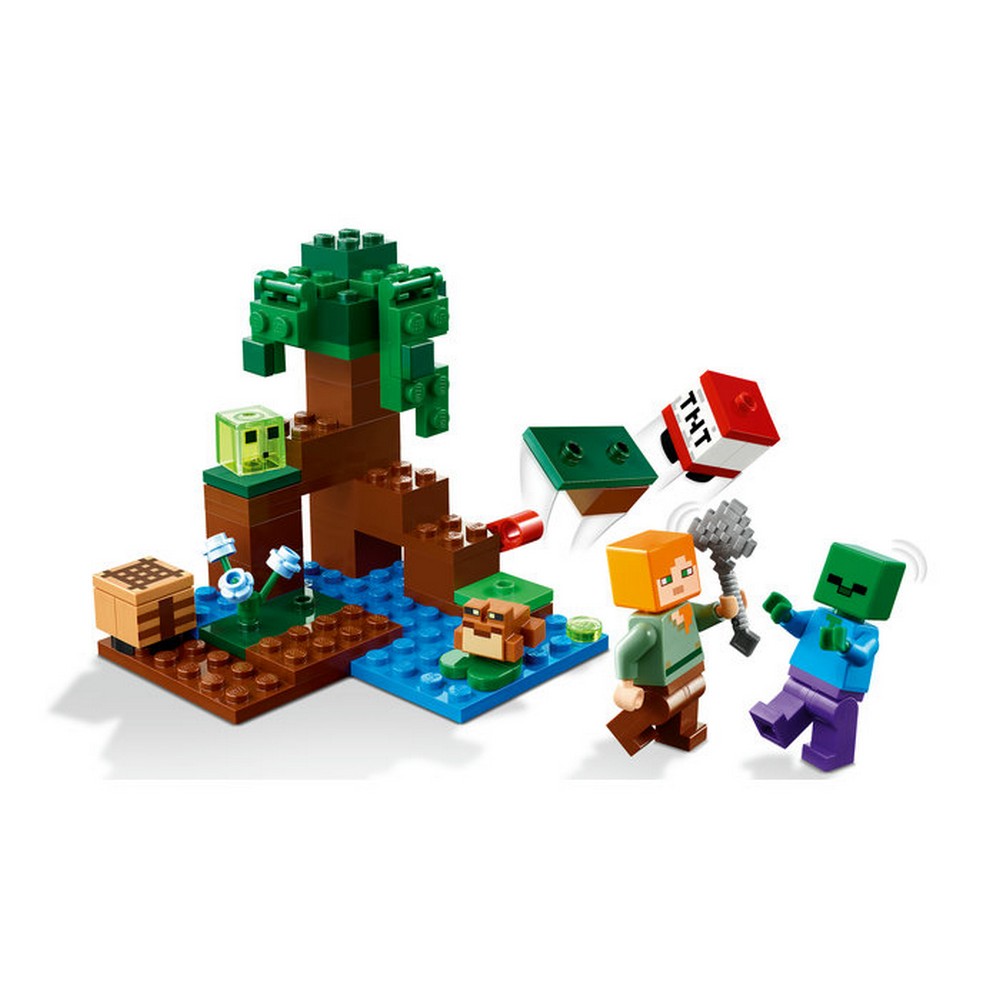 LEGO Minecraft Aventura în mlaștină 21240