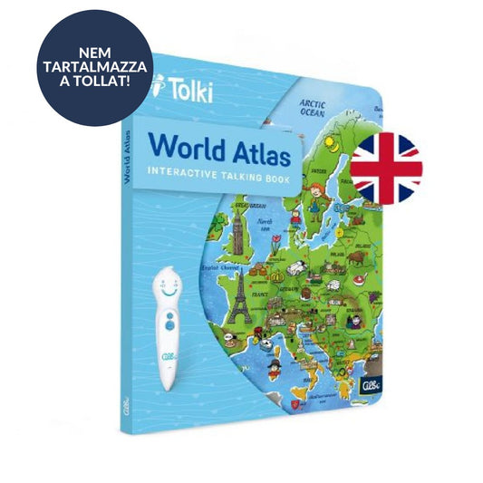 Carte interactivă Tolki - Atlas mondial în limba engleză