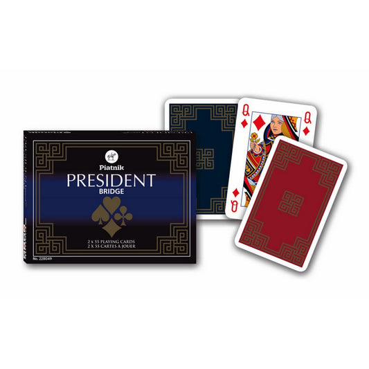 Set de carduri franceze de 2x55 - President 