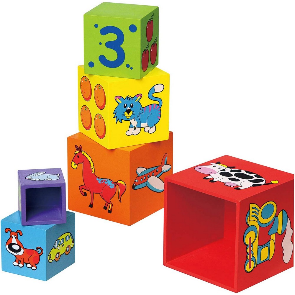 Nesting and Stacking Blocks, blocuri de lemn stivuibile, Viga 