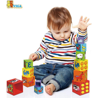 Nesting and Stacking Blocks, blocuri de lemn stivuibile, Viga 