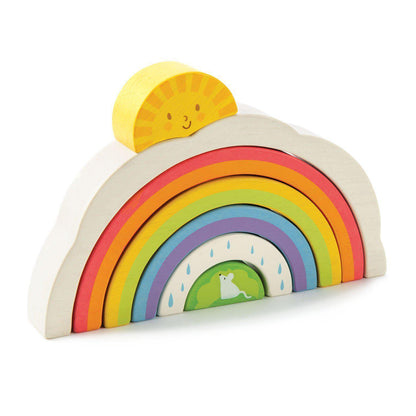 Szivárvány alagút, prémium minőségű fából - Rainbow Tunnel - 7 darab - Tender Leaf Toys-Tender Leaf Toys-2-Játszma.ro - A maradandó élmények boltja