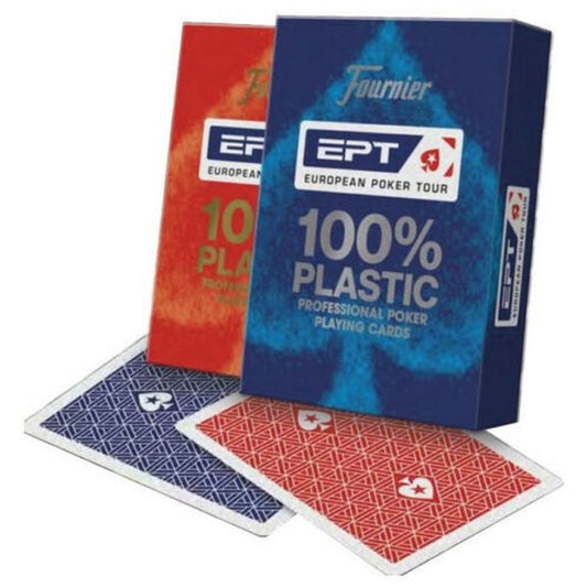 EPT, 100% plastic, carte de poker jumbo index