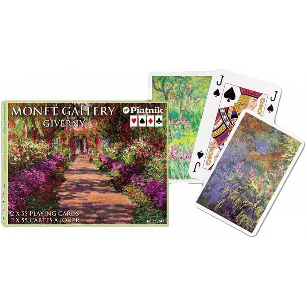 Set de felicitări franceze de 2x55 - „Giverny” Claude Monet