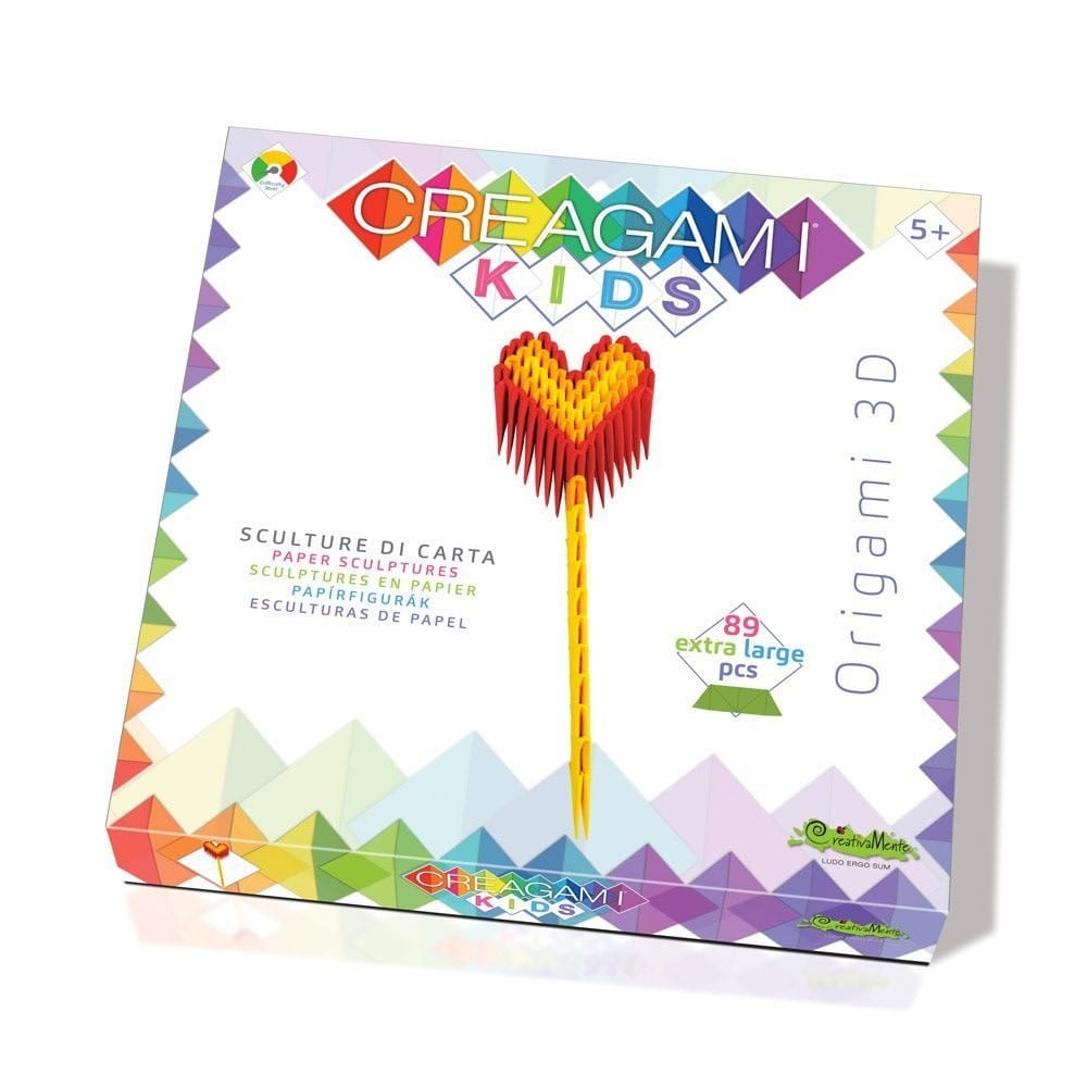 Creagami Kids - set origami 3D, Heart