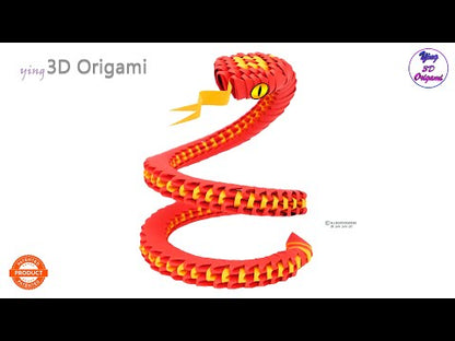 Creagami - kit origami 3D, Snake