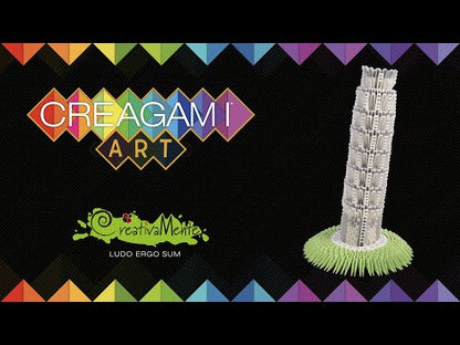 Creagami Art - Kit origami 3D, Turnul înclinat din Pisa