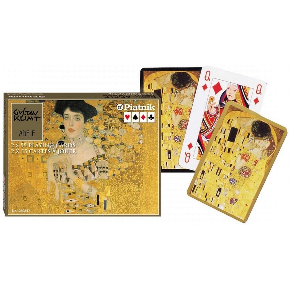 Set de cărți franceze de 2x55 - Klimt: Adele