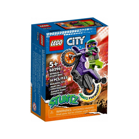 Motocicletă cascadorie LEGO City Wheelie 60296
