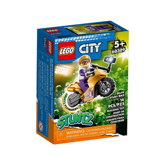 Motocicletă cascadorie LEGO City Selfie 60309