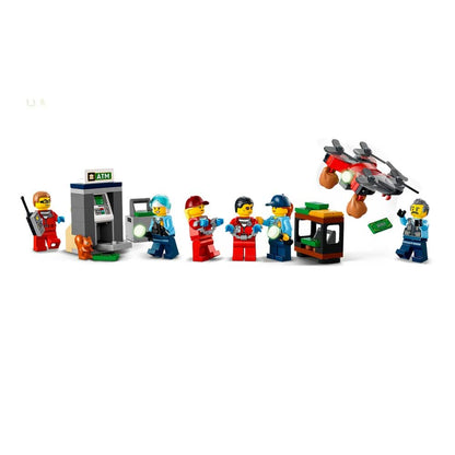 Urmărirea poliției LEGO City la bancă 60317