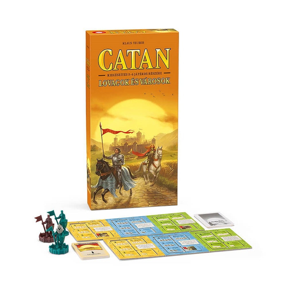 Supliment Catan Knights and Cities pentru 5-6 persoane