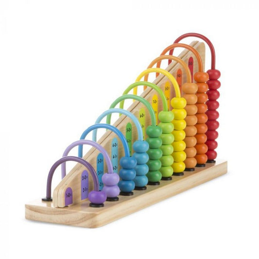 Melissa &amp; Doug Jucărie din lemn pentru dezvoltarea abilităților, Abacus 