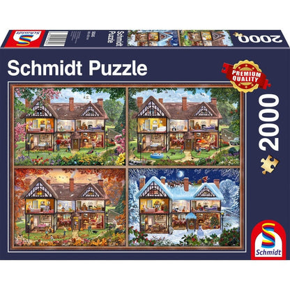 Puzzle Schmidt: Cele patru anotimpuri, 2000 de piese