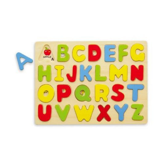 Puzzle din lemn cu litere ABC
