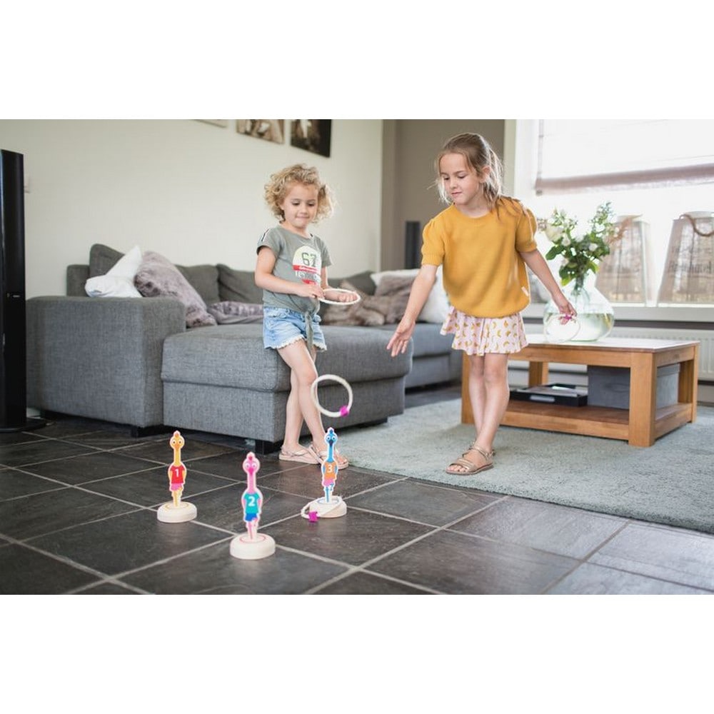 Joc de aruncare a inelelor de păsări - Ringtoss Birds, BS Toys