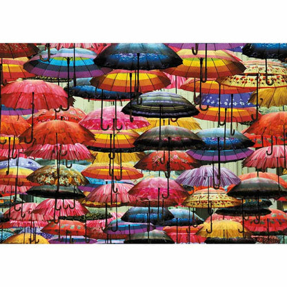 Puzzle de 1000 de piese umbrele colorate