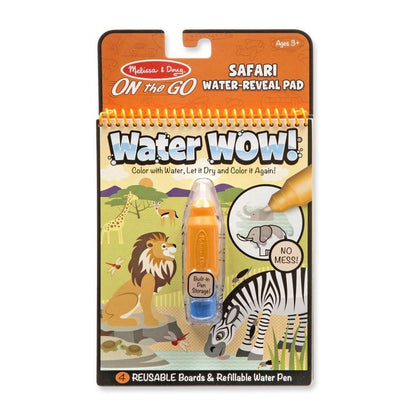 Melissa &amp; Doug Joc creativ, Desen cu apă, safari Water WOW